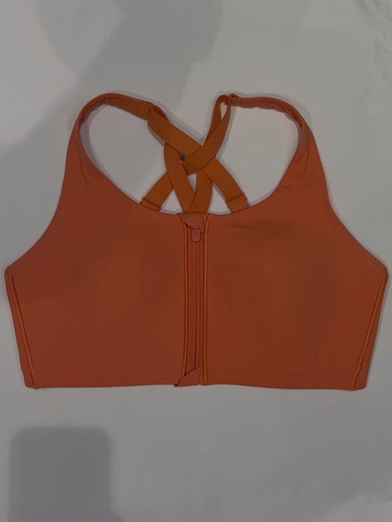 lululemon athletica Other - lululemon high energy Front-Zip Crisscross Sports Bra - Orange
